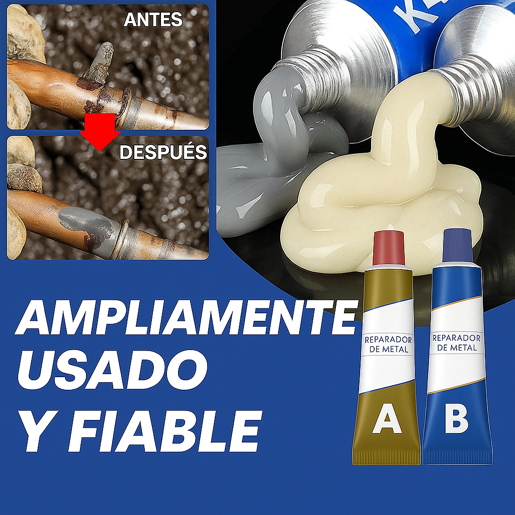 Soldadura Líquida de Alta Resistencia – Repara Metal, Fugas y Grietas sin Herramientas