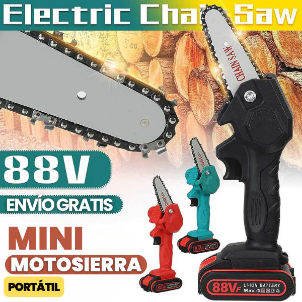 🪚 Mini Motosierra Inalámbrica – ¡Potencia Compacta en la Palma de tu Mano!