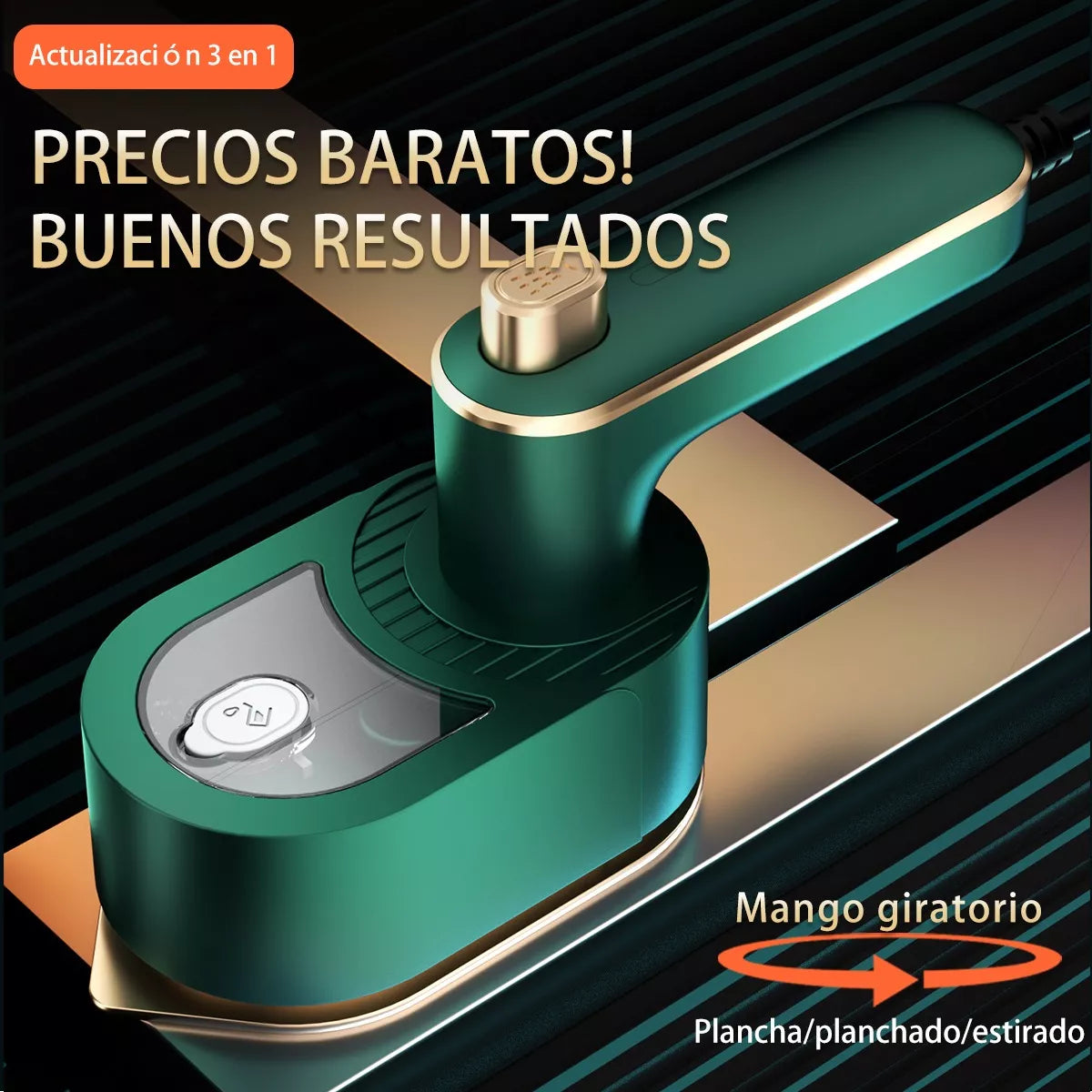 Plancha Portátil a Vapor – Ropa Impecable en Segundos, Donde Estés