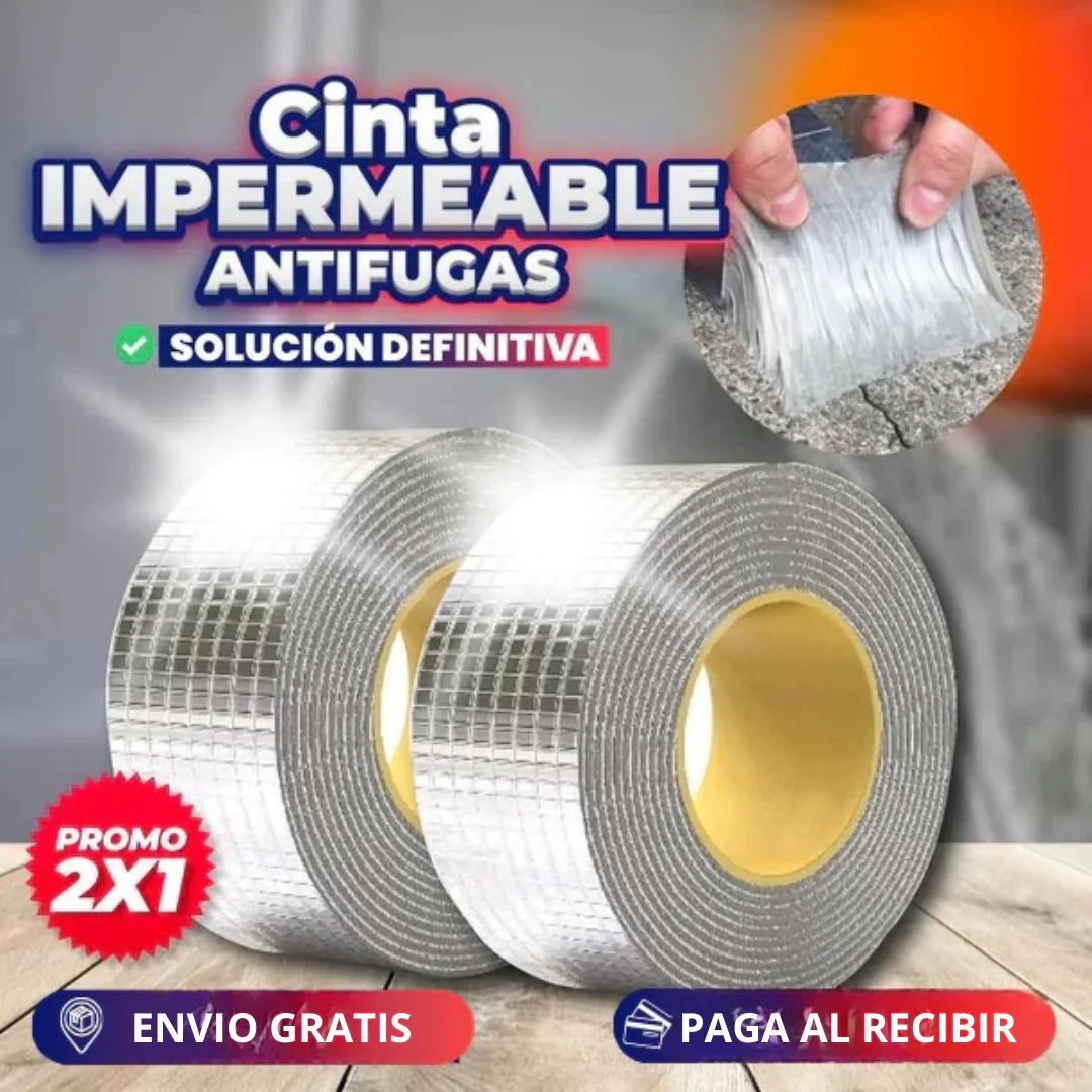 Cinta Impermeable Ultra Seal™ – La Solución Rápida para Fugas y Filtraciones 2x1