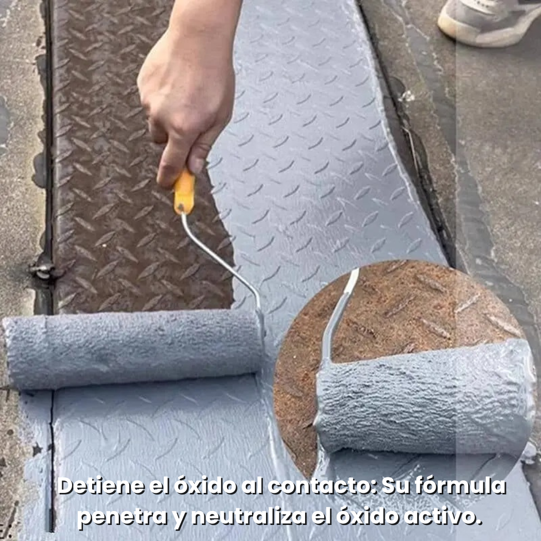Pintura Antióxido Profesional 1 Galon + Brocha GRATIS– Ideal para autos, rejas, herramientas y más
