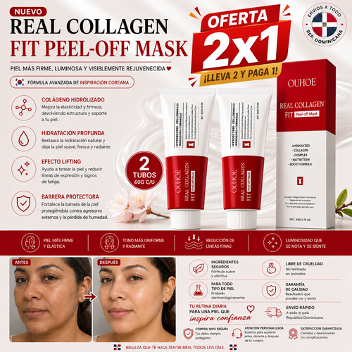 Collagen Fit™ – Máscara Coreana de Colágeno Rejuvenecedora