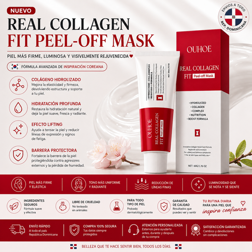 Collagen Fit™ – Máscara Coreana de Colágeno Rejuvenecedora