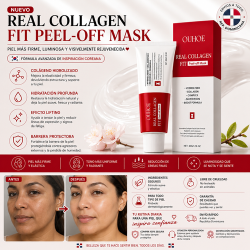 Collagen Fit™ – Máscara Coreana de Colágeno Rejuvenecedora