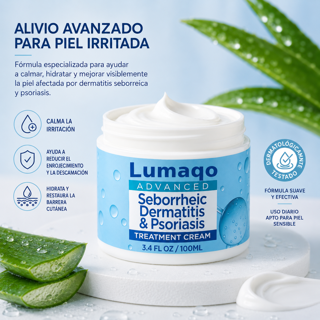 SensiCalma® Duo+ | Barba y Cuero Cabelludo Calmados