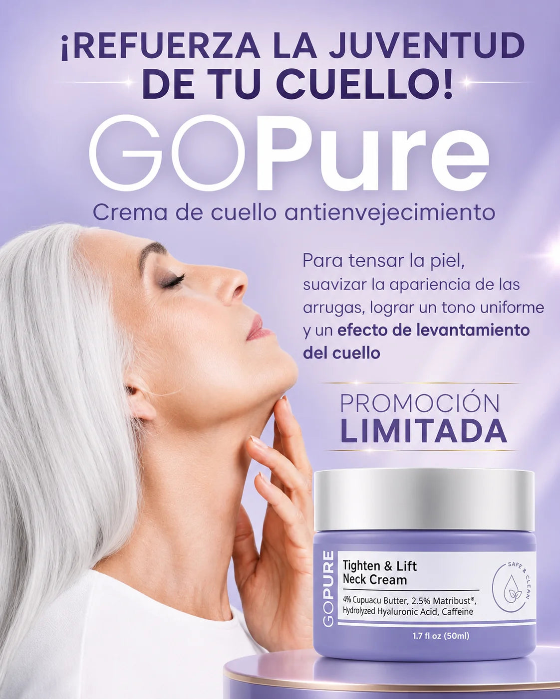 Crema Reparadora Cuello GoPure