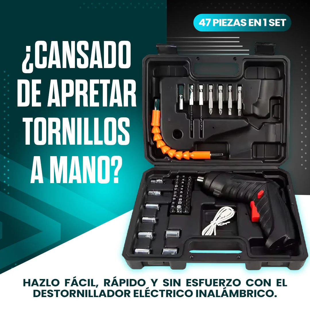 Destornillador Eléctrico Multipropósito™ – Rápido, Potente y Compacto