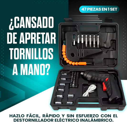 Destornillador Eléctrico Multipropósito™ – Rápido, Potente y Compacto
