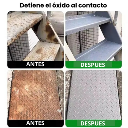 Pintura Antióxido Profesional 1 Galon + Brocha GRATIS– Ideal para autos, rejas, herramientas y más