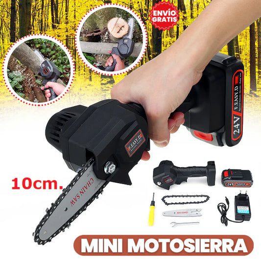 🪚 Mini Motosierra Inalámbrica – ¡Potencia Compacta en la Palma de tu Mano!