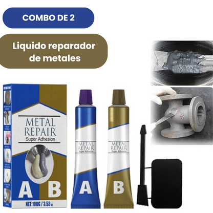 Soldadura Líquida de Alta Resistencia – Repara Metal, Fugas y Grietas sin Herramientas