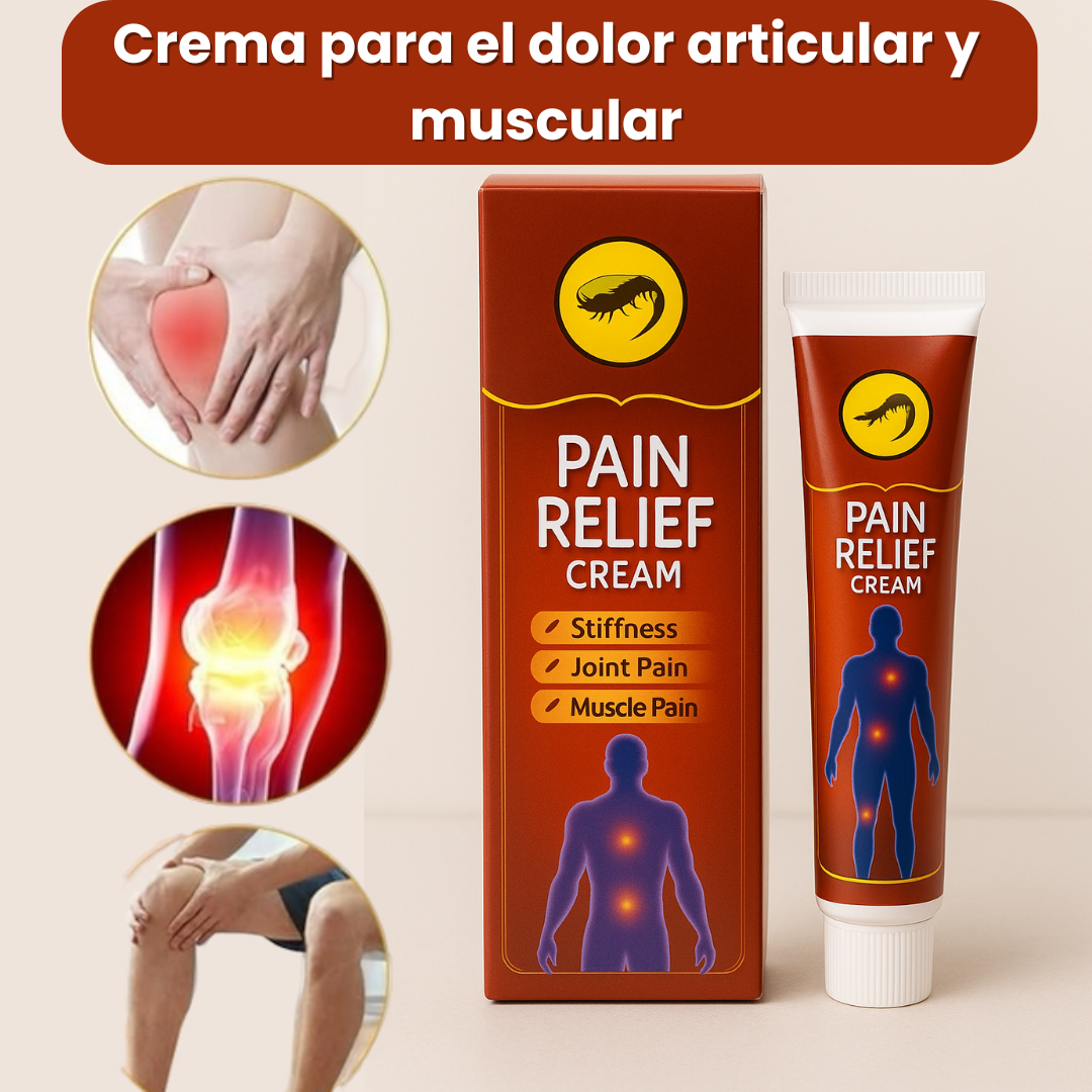 Crema para el dolor articular y muscular