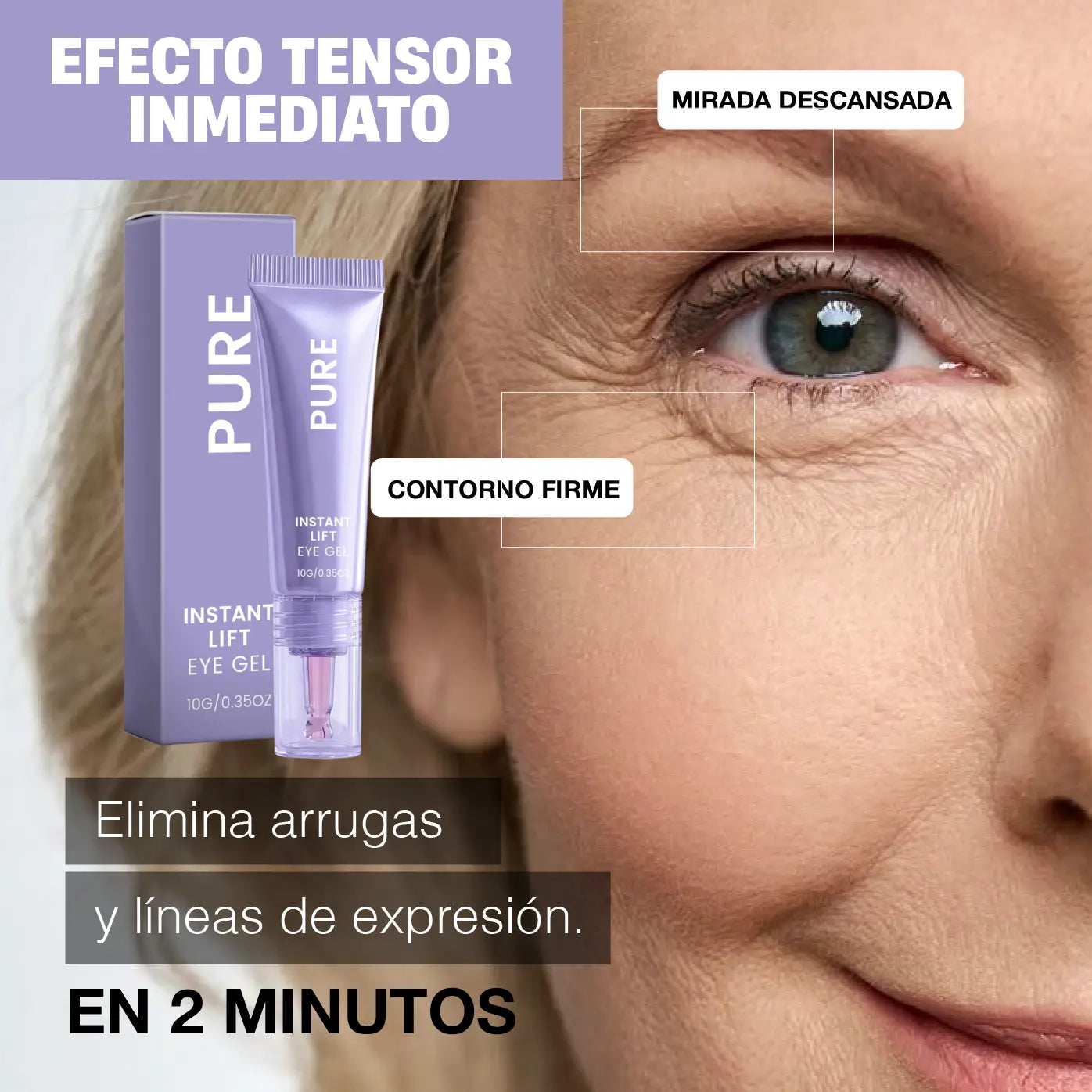 GelLift Pro™ | Elimina bolsas y ojeras en minutos.