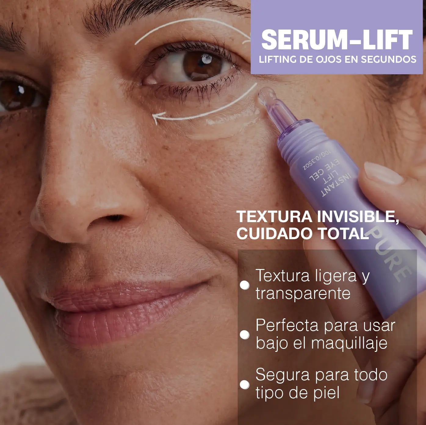 GelLift Pro™ | Elimina bolsas y ojeras en minutos.