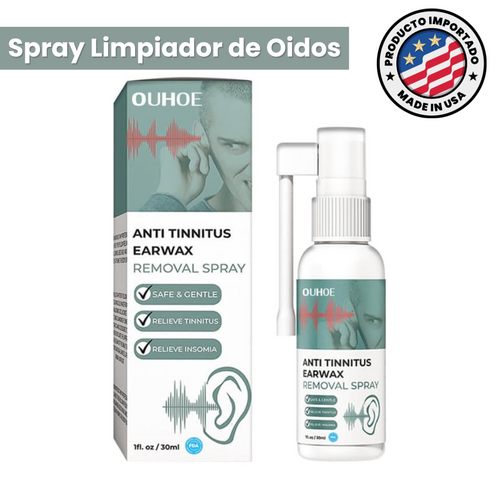 Earwax ™ |Spray Limpiador de Oidos