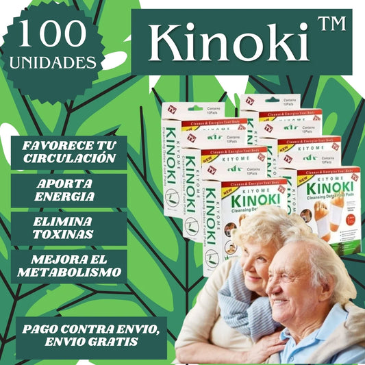 Parches Kinokis desintoxicantes para (1 Packs de 100)