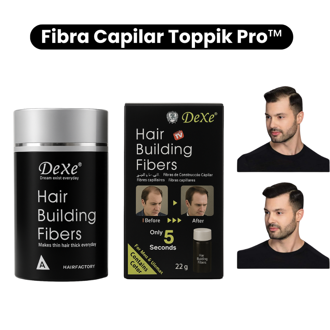 Fibra Capilar Instantánea Toppik Pro™– Cabello Más Denso y Natural al Instante