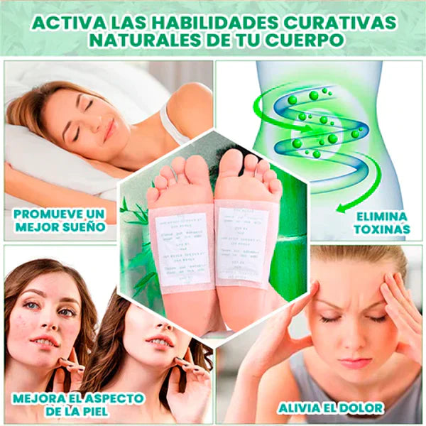 Parches Kinokis desintoxicantes para (1 Packs de 100)